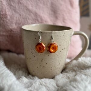 Boston Cream Pie Donut Earrings, Donut Lovers, Cute Earrings, Cute Gifts